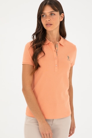 U.S. Polo Assn. Kadın Somon Basic Polo Yaka Tişört 50280060-VR047