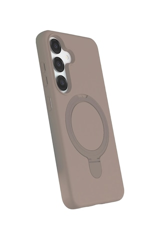 Newface - 298 - Galaxy Uyumlu S25 Regal Magsafe Standlı Kapak - - Glblseme - Çöl Titanyum