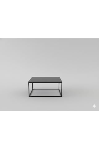 Rafadi Orta Sehpa Metal Ayaklı Modern Orta Sehpa Antrasit