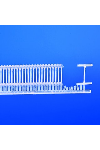 4.4 MM Micro Fine Gelinlikçi Kısa Seffaf Plastik Kılçık 10.000 Ad Beyaz