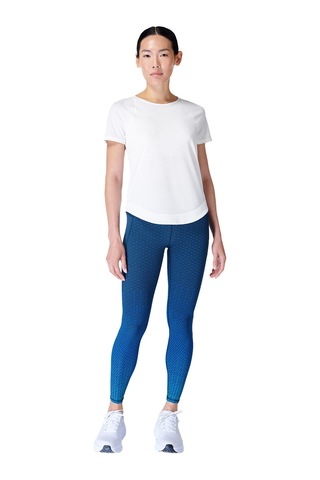 Sweaty Betty Sweaty Betty Breathe Easy Short Sleeve Kadın Koşu Tişört Wht Beyaz