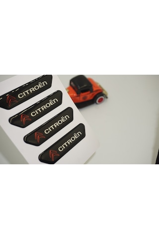 Citroen Logo Kapı Kenarı Koruma Metalize Damla Desen 3M Band