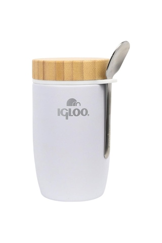 Çelik Yemek Termos - Igloo - Bamboo - 500 Ml - Beyaz - 205789 Çok Renkli