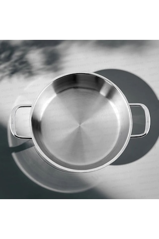 Nehir Silver 6 Parça Paslanmaz Çelik Sahan Seti (16-18-20 CM)