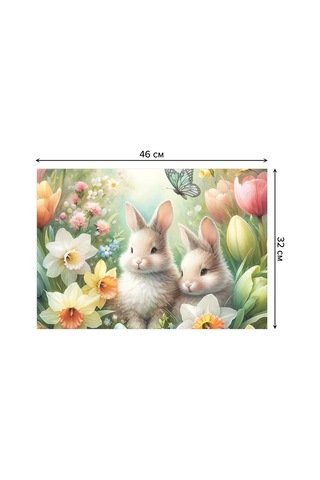 Joyarty Masa Bezleri "keseler Çiçeklerde" 32x46 289183033 Yeşil