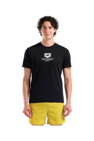 Arena Graphic Erkek Siyah Günlük Stil T-shirt 010999500