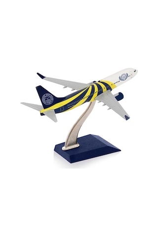 Zekupp Boeing 737-800 1/250 Ölçek Fenerbahçe Lisanslı Sarı Lacivert Tasarım Maket Uçak