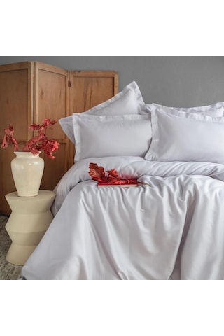 Apricitas Home Esential Çift Kişilik Nevresim Takımı Gri