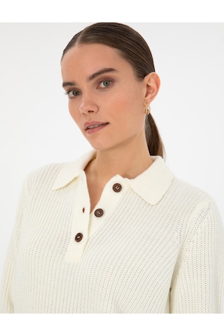 Pierre Cardin Kadın Bej Kazak /triko 50316328-vr011 Bej