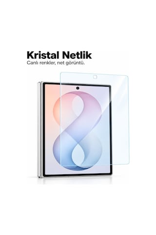 Samsung Galaxy Z Fold8 İle Uyumlu Dış Ekran Koruyucu 5.5 İnç Sm-f971 9h Nano Esnek Kırılmaz Cam Çizilmeye Dayanıklı