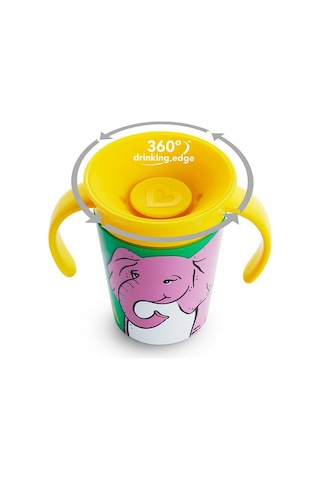 Munchkin Mucize 360 Alıştırma Bardağı Fil 6 Ay+ 177 ML Sarı