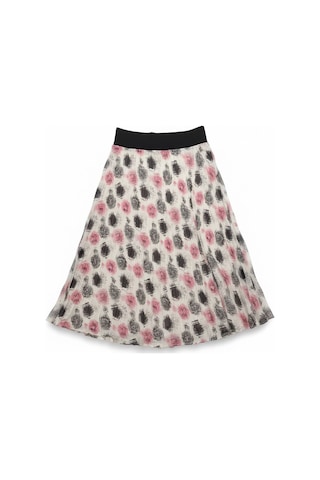 Eren Style Şifon İçi Astarlı Beli Lastikli Etek 95 Cm - 38-52 Pembe