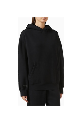 Represent Boyfriend Hoodie, Premium Brushed Fleece Kapüşonlu Sweatshirt Siyah