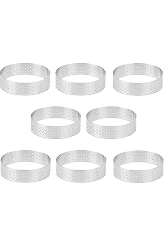 Cm Paslanmaz Çelik Kek Halkaları, Fransız Tatlısı Musu, Meyveli Turta, Kek Halkası, Kiş Kalıbı Haoyi Diğer