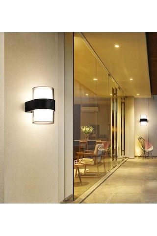 Cata 12 W Ip54 Modern Dış Ve İç Mekan Duvar Aplik Lamba Su Geçirmez Ct-7048 Diğer