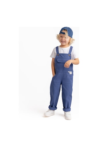 Unisex Gabardin Salopet Mavi Mavi