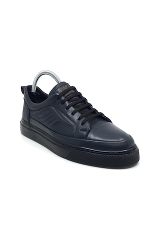 Taşpınar %100 Hakiki Deri Erkek Yazlık Rahat Günlük Sneaker Ayakkabı 40-44 Lacivert