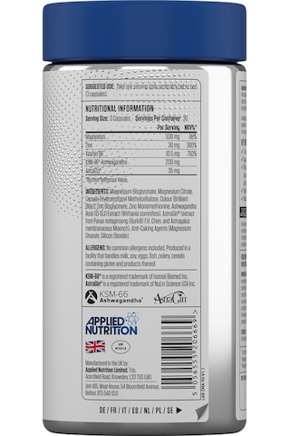 Applied Nutrition Zma Magnezyum+çinko+b6 90 Caps