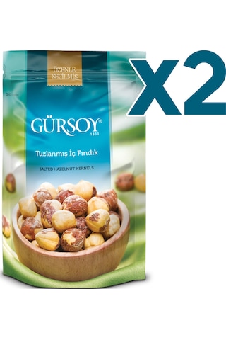 Gürsoy Tuzlanmış İç Fındık Doypack 2 x 150 G