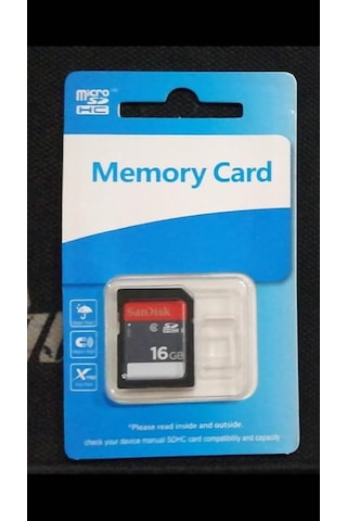 16 Gb Sd Kart 16 Gb Secure Digital Sdhc Hafıza Kartı