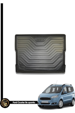 Ford Courier 3d Havuzlu Paspas + Bagaj Havuzu İkili Set