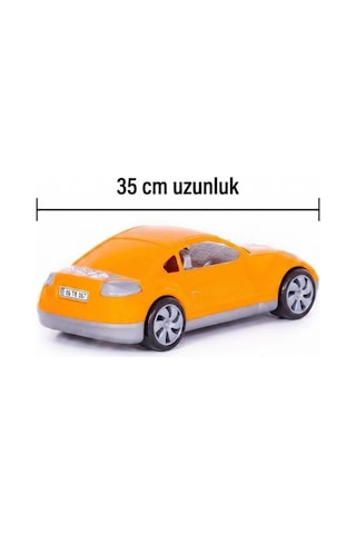 TıfılToys Spor Yarış Arabası 35 Cm Nissan 350z Tasarımlı Turuncu Eğlenceli Oyuncak Yarış Arabası
