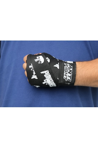 Punisher 5 Metre Siyah Boks Bandajı Çok Renkli