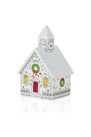 The Mia Dekoratif Led Işıklı Yılbaşı Evi 13x11x22 Cm 1 Adet