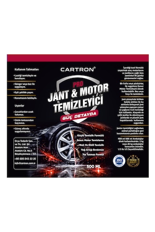 Cartron Jant Ve Motor Temizleyici 500 Ml