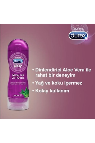 Durex Play Kayganlaştırıcı Masaj Jeli Aloe Vera 200 ML