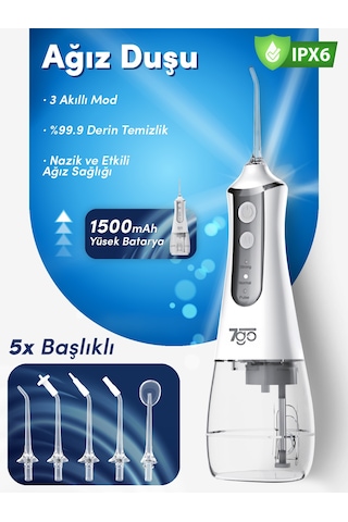 7go 7gmf1 Şarjlı Ağız Duşu Water Flosser 300 ML