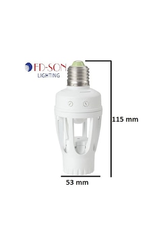Edson 360 Derece Sensörlü E-27 Duy Sensörlü Duy