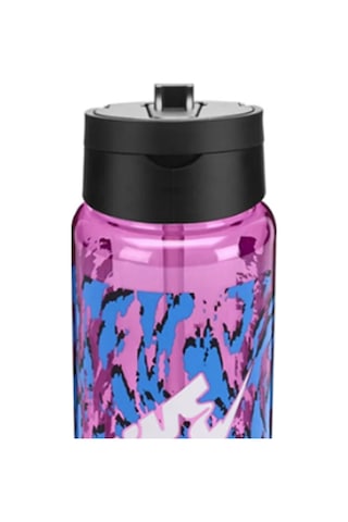 Nike RENEW RECHARGE STRAW BOTTLE 24 OZ GRAPHIC Unisex Pembe / Siyah Matara