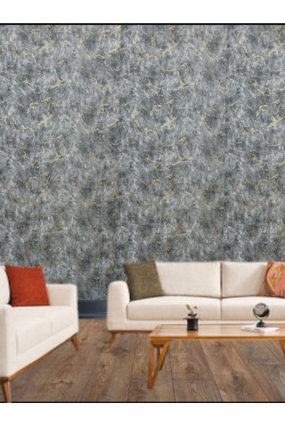 Mermer Desenli 3d Duvar Kağıdı 16m² Diğer