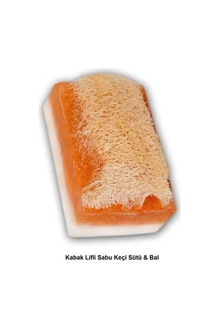 3'lü Set Doğal Kabak Lifli Keçi Sütlü Aloe Vera Özlü Ballı Sütlü Sabun Çift Taraflı Yüz Masaj Aleti