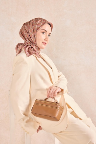 Silk Home Twill İpek Eşarp Zincir Bakır Çok Renkli