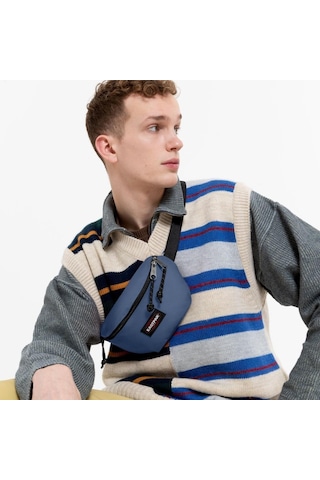 Eastpak Springer Powder Pilot Mavi Black Bel Çantası