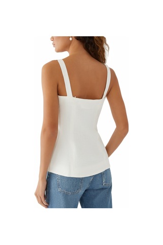 Lucky Brand Faithfull The Brand Şık Kadın Kolsuz Yelek Beyaz M