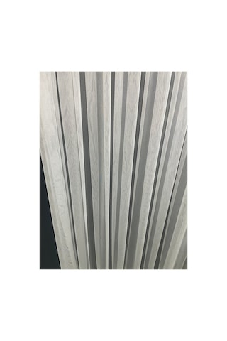 Hanedizayn Kırışma Yapmaz Çelik Tül Perde 1/3 Sık Pile Ekru