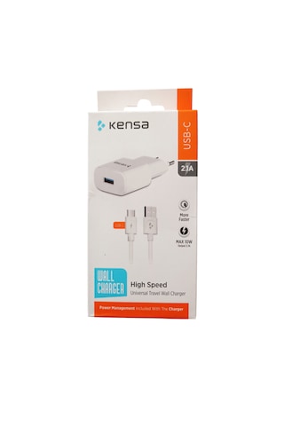 Kensa Kn-60 10w 2.1a Type-c Şarj Aleti Kensa Kn-60 10w 2.1a Type-c Şarj Aleti