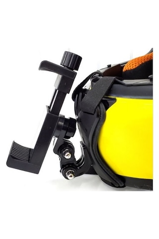 Kask Aksiyon Kamera Ve Telefon Tutucu Çene Bağlantı - Motosiklet