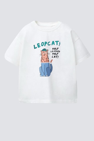 Monila Erkek Çocuk Pamuklu Baskılı T-shirt Ekru