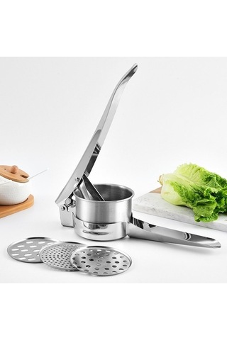 Dancemonkey Cbtx Paslanmaz Çelik Patates Presi, Meyve Sıkacağı Sj-01 Alt Delik Sebze Ve Meyve Sıkacağı Çok Renkli