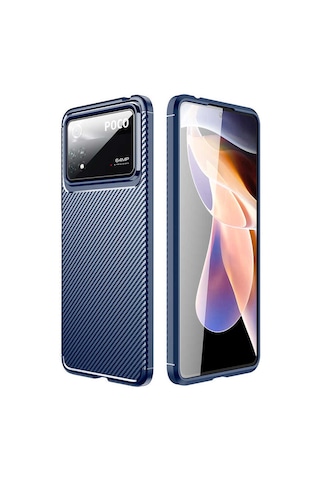 Goocamp Poco X4 Pro 5g Kılıf Negro Silikon Kapak - Lacivert Lacivert