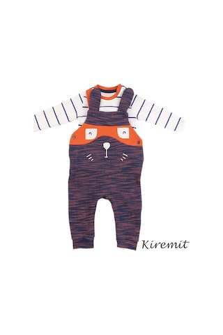 Tongs Baby Wanted Salopet Takım - Kiremit