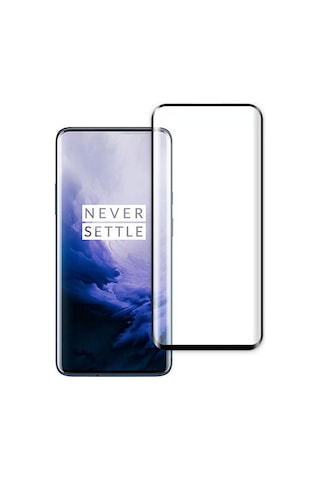 Microcase OnePlus 7 Pro 3D Curved Tam Kaplayan Tempered Cam