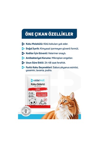 Onevet Kedi Kumu Koku Giderici Çilekli 15 Adet 25 Gr