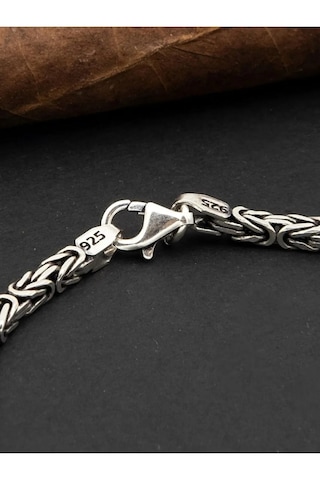 925 Ayar Gümüş Kral Zincir Bileklik
