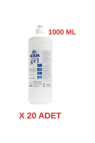 Aqua Ultrason Jeli Ultrason ve EKG Jeli 20 x  1 L