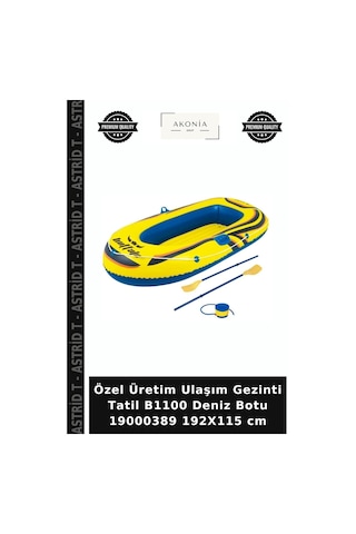 Özel Üretim Ulaşım Gezinti Tatil B1100 Deniz Botu 19000389 192x115 Cm Belirtilmemiş